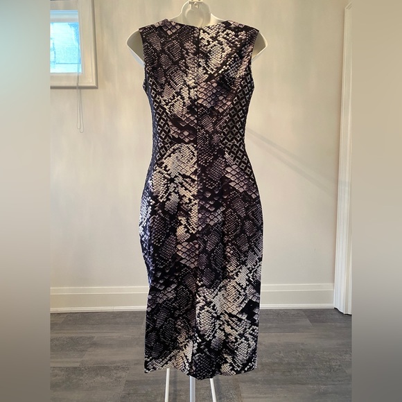 PURPLE SNAKEPRINT MINI DRESS - Picture 2 of 3